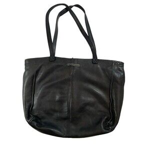 RUGBY NORTH AMERICA Genuine VTG Distressed Leather tote bag READ